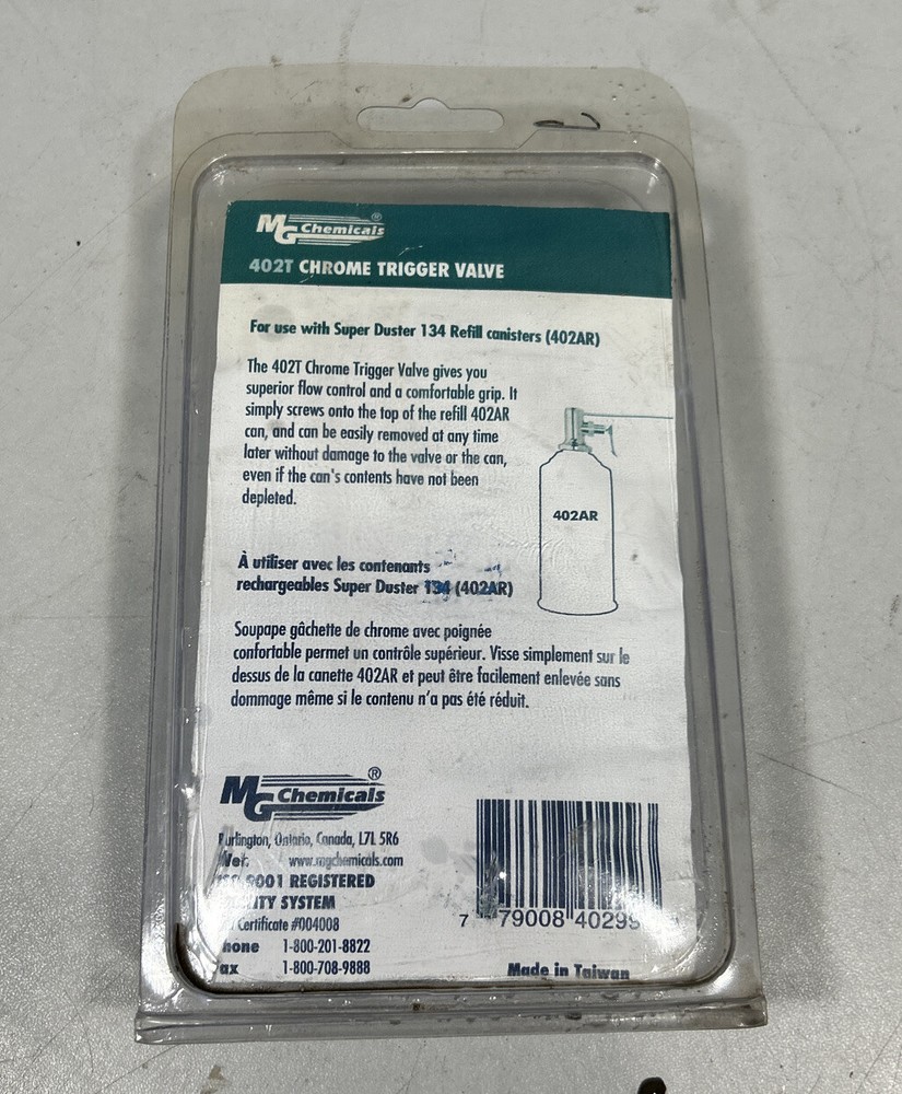 MG CHEMICALS 402T Chrome Trigger Valve