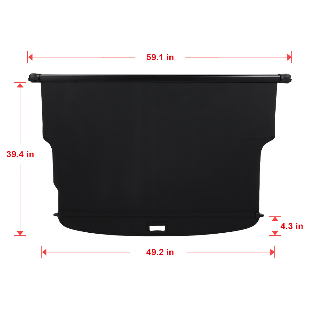 Cargo Cover For Chevy Traverse 2018-2023 Retractable Trunk Security Shield Shade