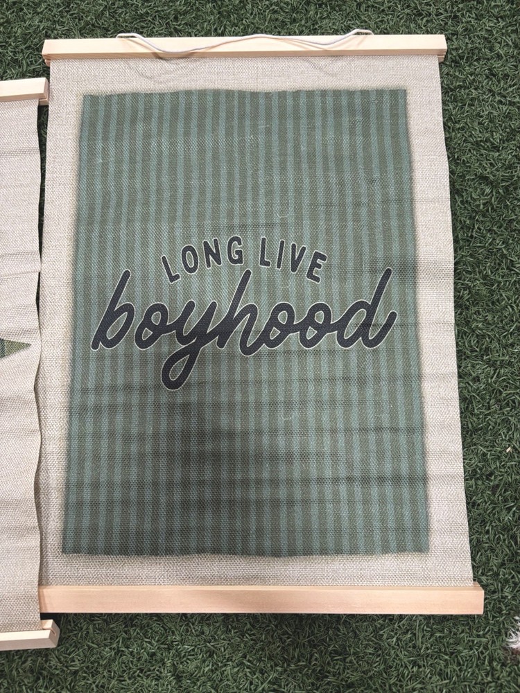 Nursery decor Long Live Boyhood 2pc Set
