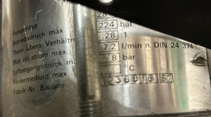 Wagner CH-9450 Paint Piston Pump