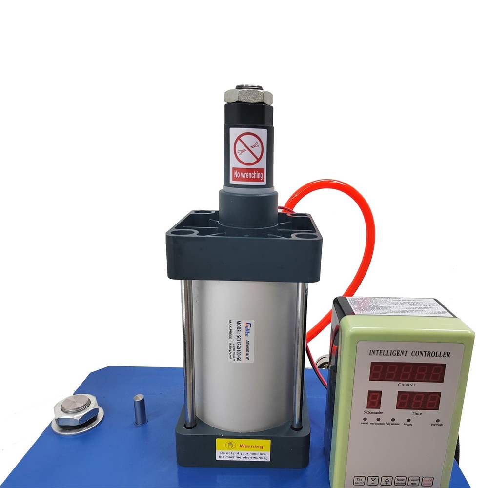 110V 1763lb/800kg Pneumatic Punch Press Machine with Controller Adjustable