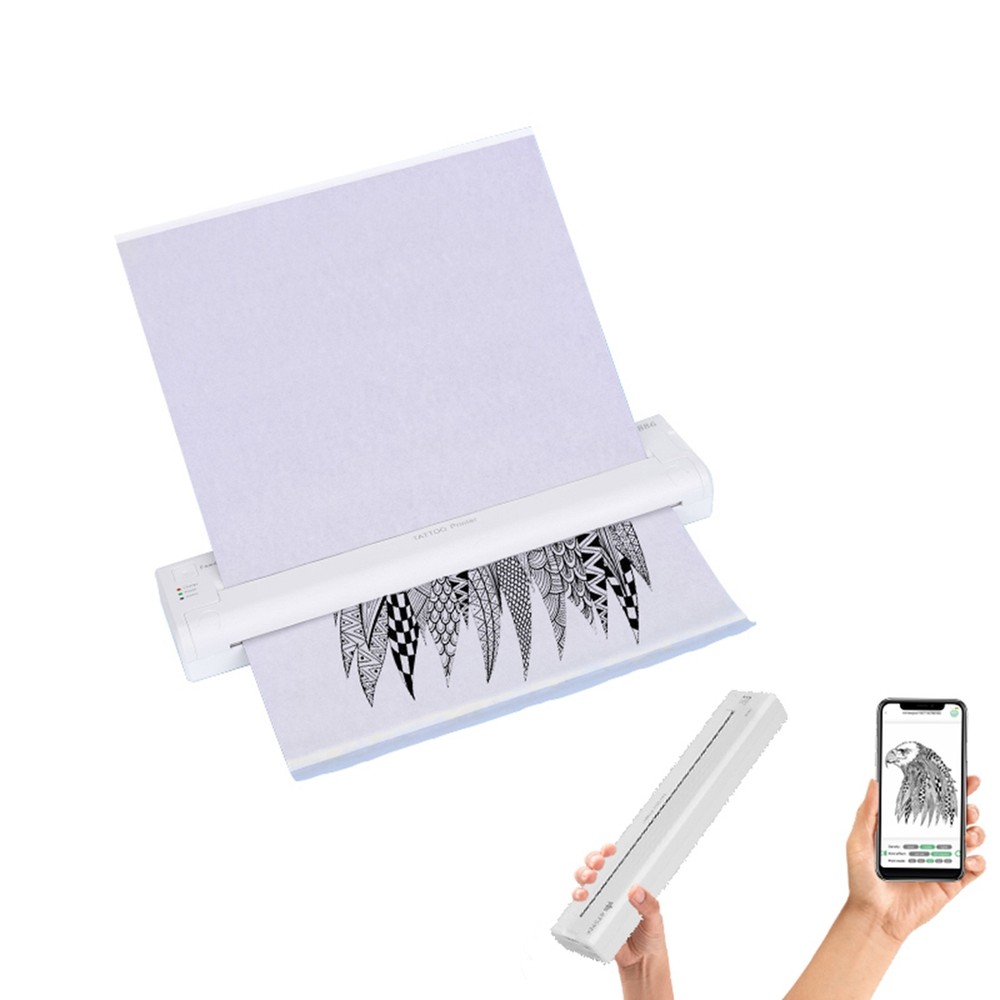 USB Tattoos Printer Thermal Tattoos Pattern Stencil Machine APP One-click NIEY