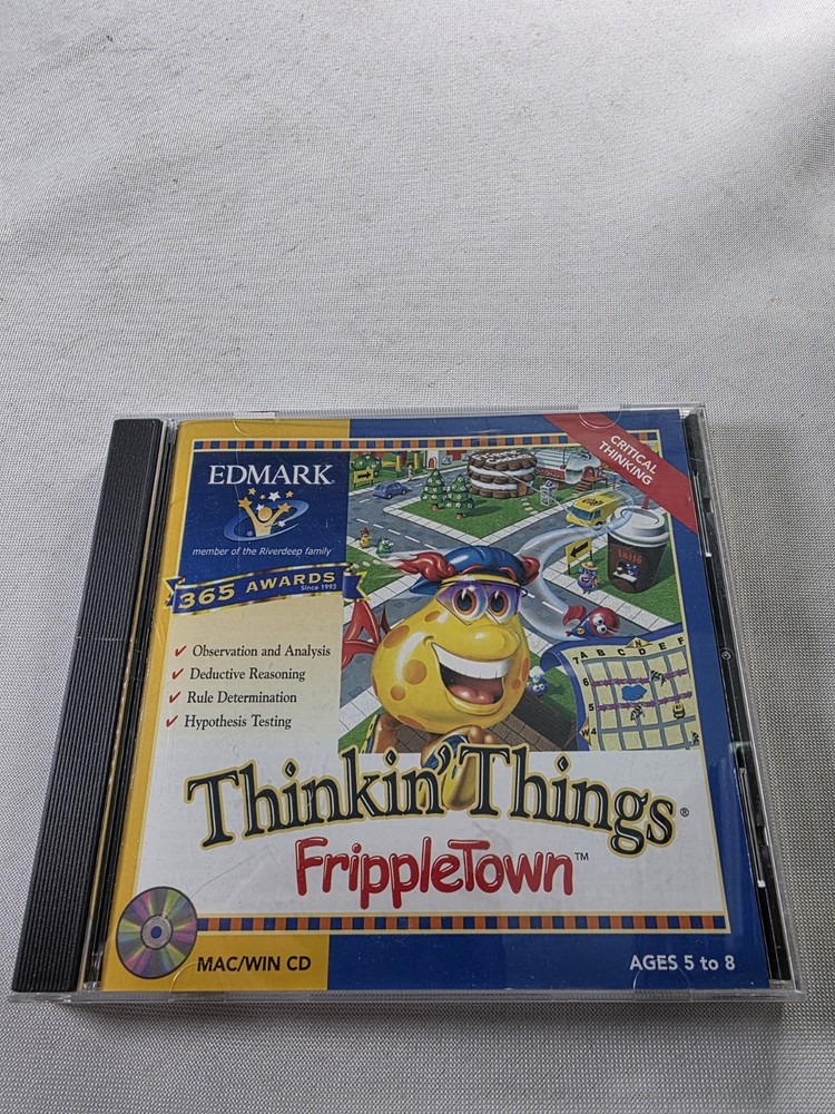 Thinkin' Things: Frippletown PC MAC CD learn maps direction number patterns game