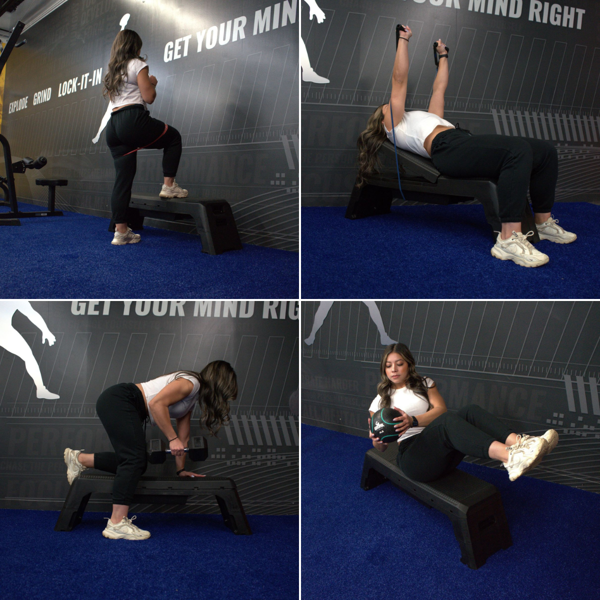 Gronk Fitness Versatile Step Bench & Aerobic Deck with Hydraulic Incline