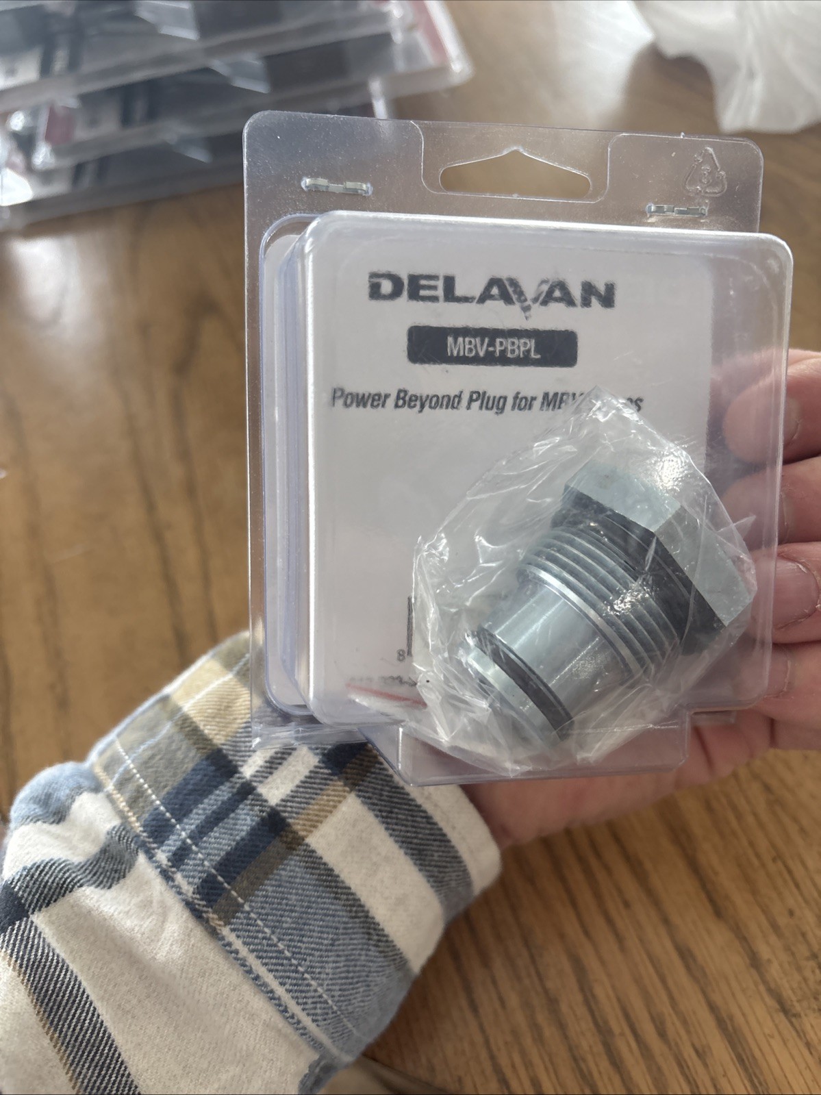 Delavan MBV-PBPL Power Beyond Plug For MBV Valves