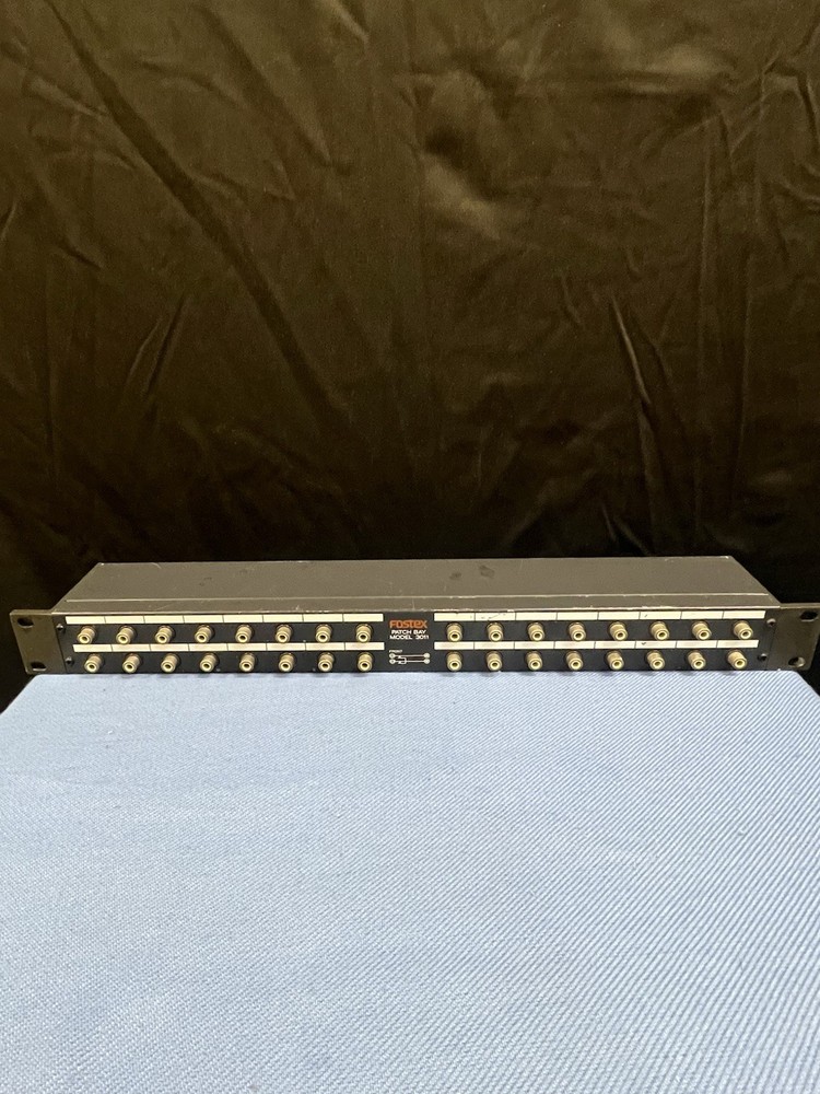 Fostex 3011 RCA/Component Patch Bay Panel - 19" Rack Mount Unit Free Shipping