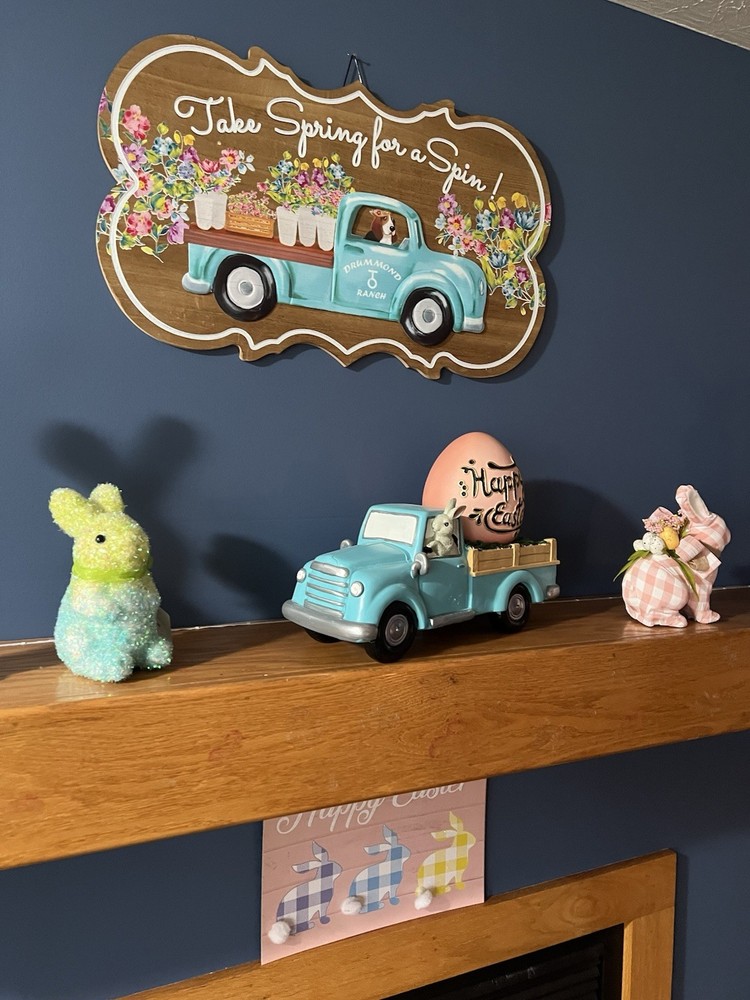 Light Up Easter Egg Truck New