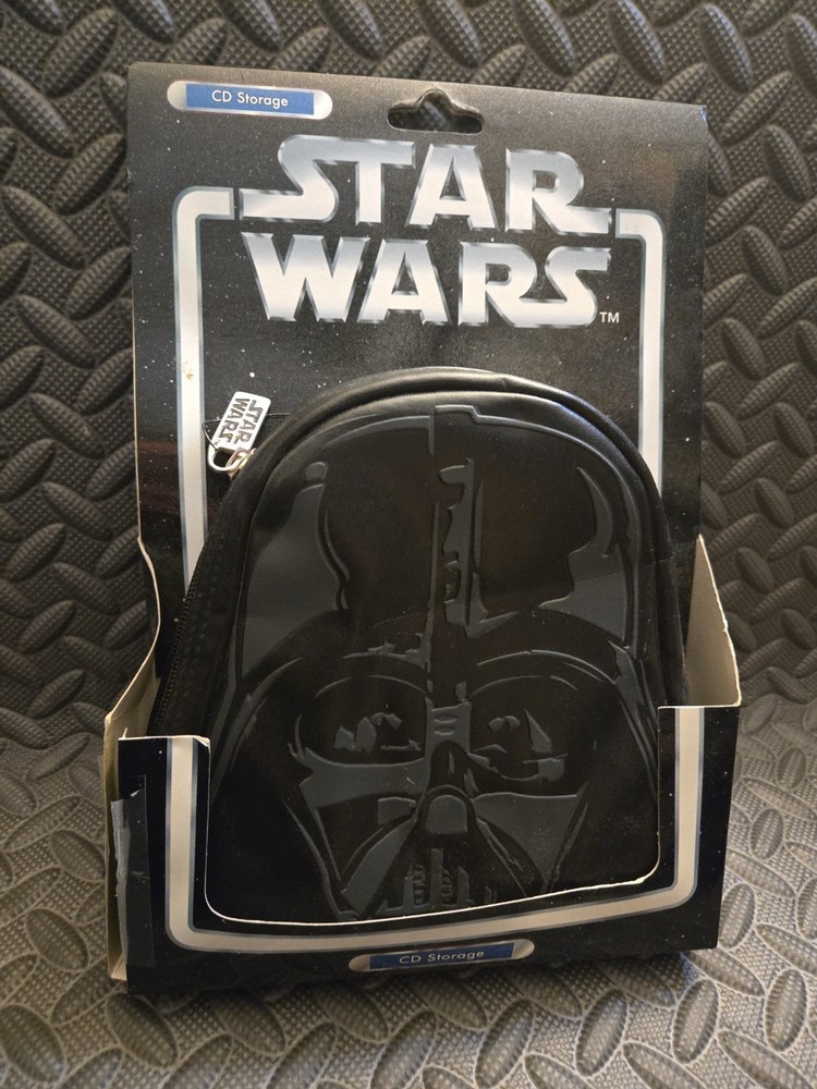 Star Wars Darth Vader CD DVD Storage Case Holder New Damaged Packaging