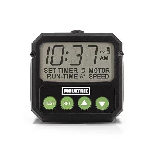 Moultrie Universal Digital Timer III Deer Feeder Timer, Bluetooth, 10 Feeds