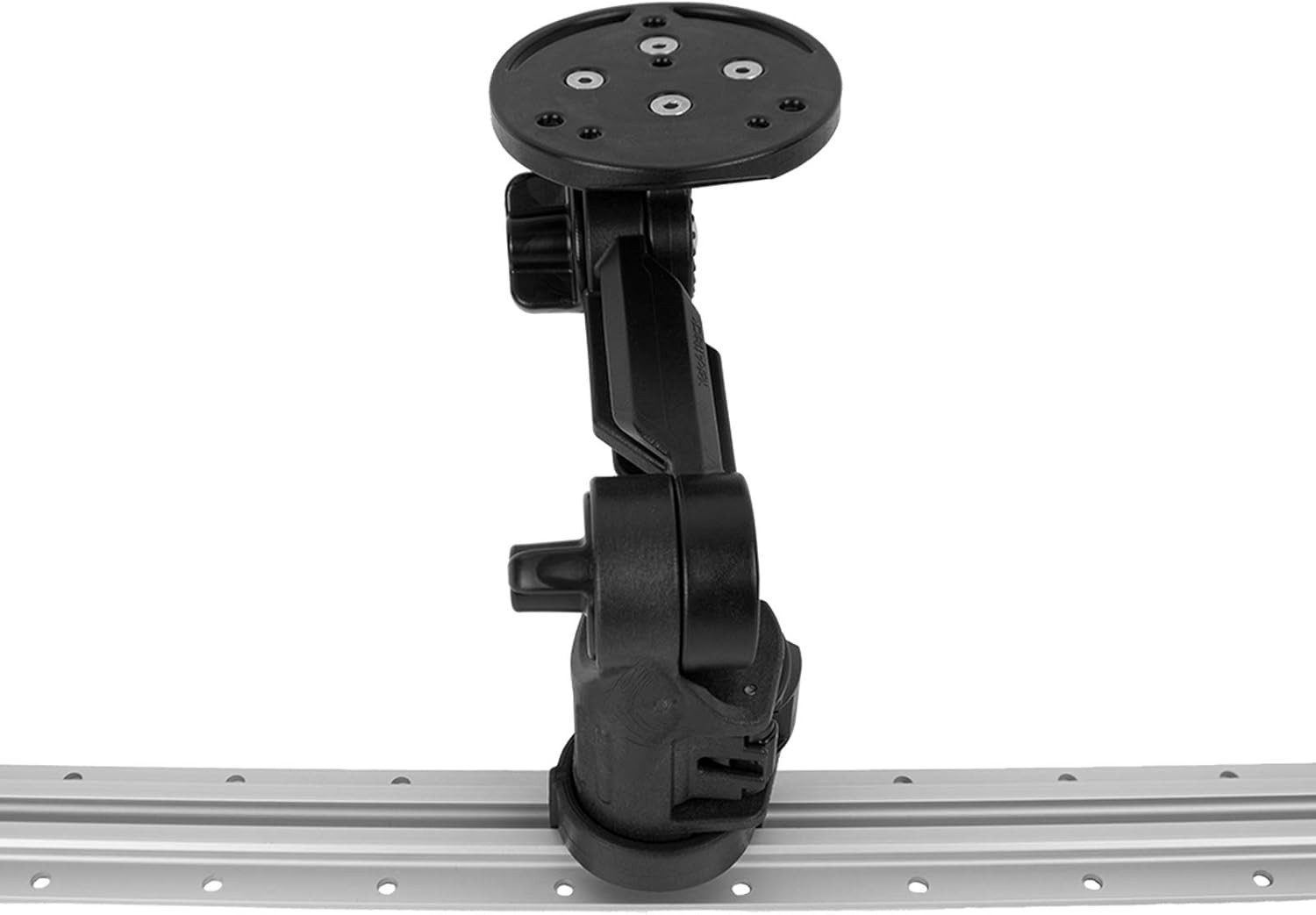 YakAttack Round Base Fish Finder Mount, Black - FFP-1005