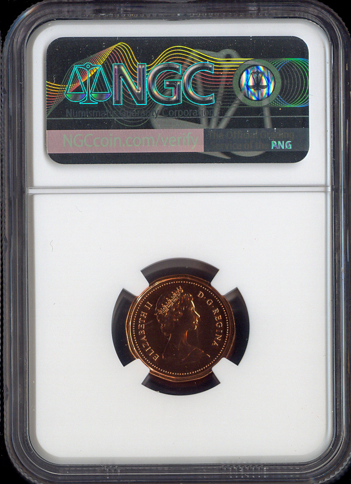 1983 Canada Small Cent NGC MS66 RD MAC - Quality