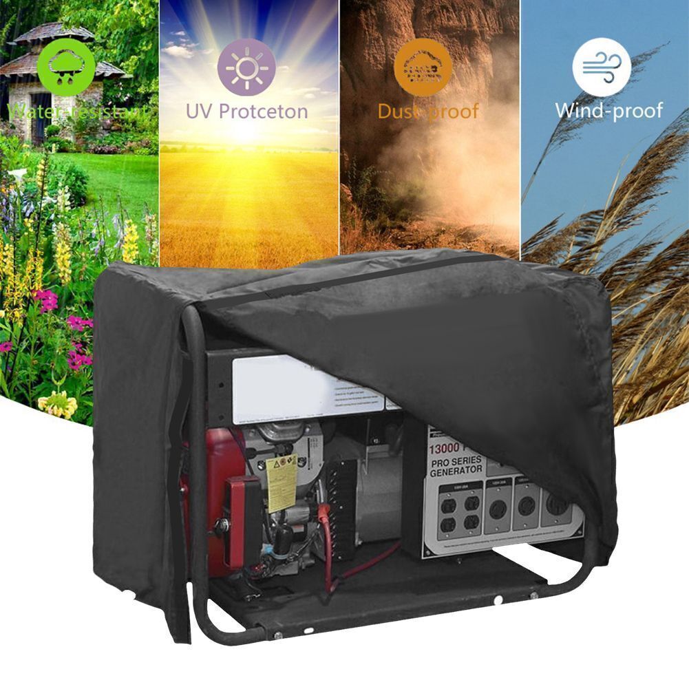 Universal Generator Cover 600D Waterproof For 3000-5000watt (32" X 24" X 24")
