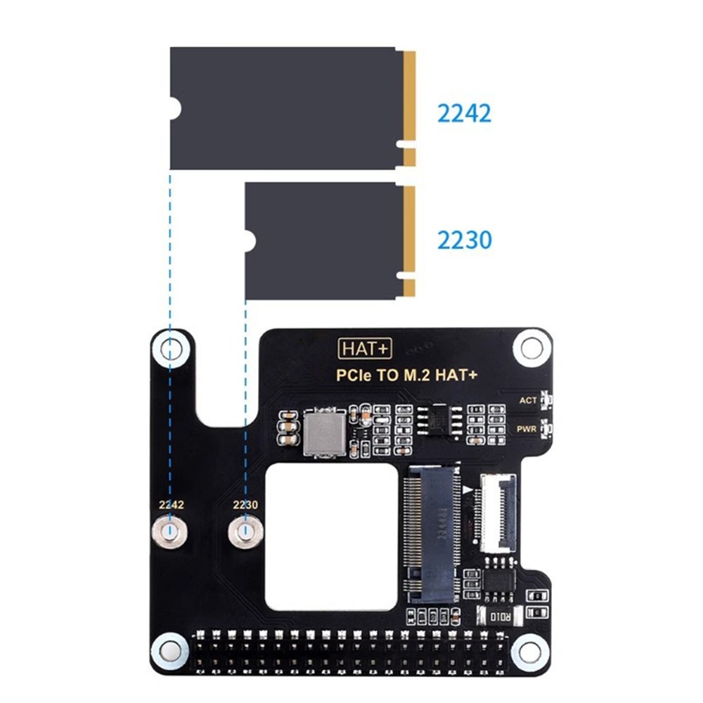 New For Raspberry Pi 5 Generation Pcie To M.2 Adapter Board Nvme Protocol SSD