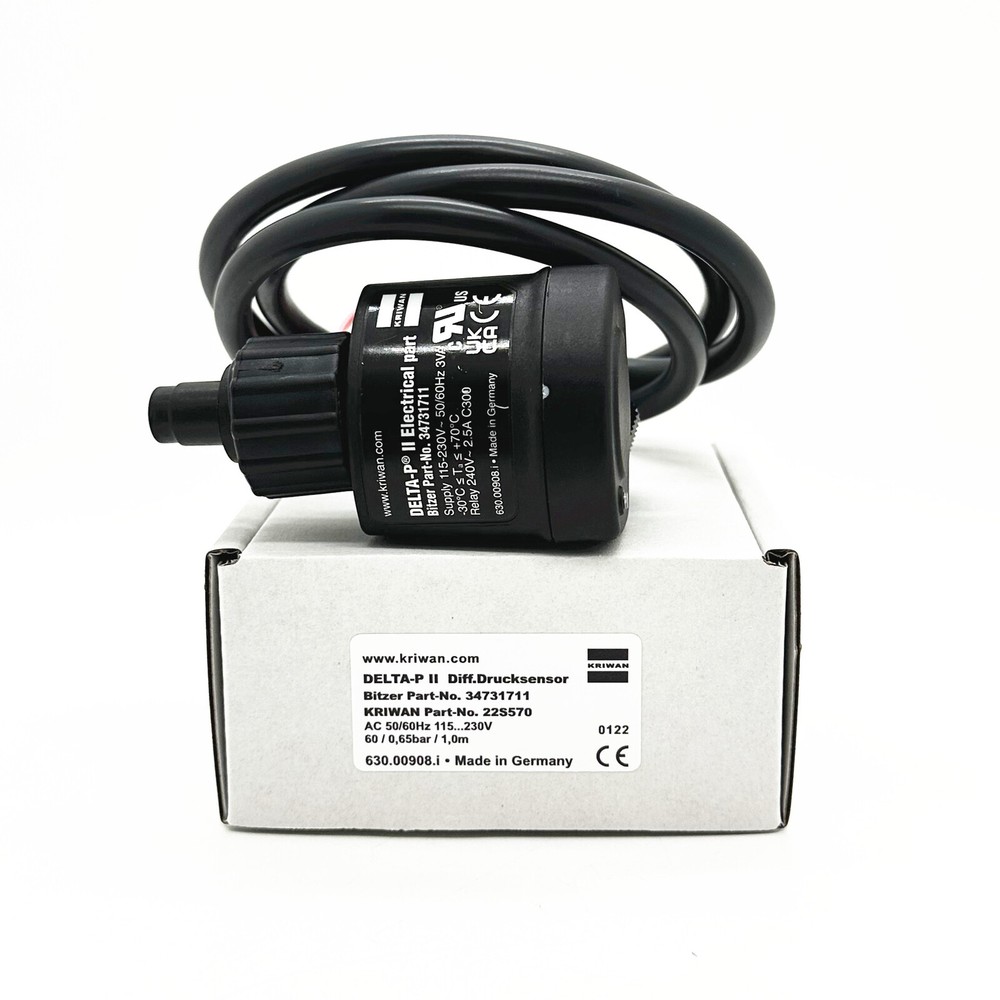 1pcs BITZER DELTA-PⅡ 34731711 Compressor Oil Pressure Differential Switch