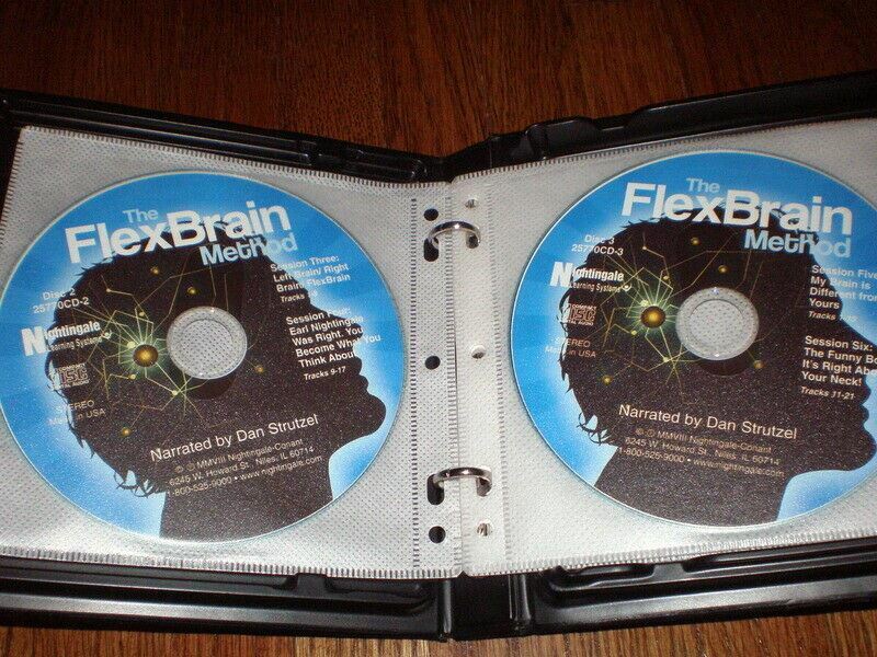 NIGHTINGALE CONANT The Flex Brain Method (7 CD Audio Set) With Workook CD