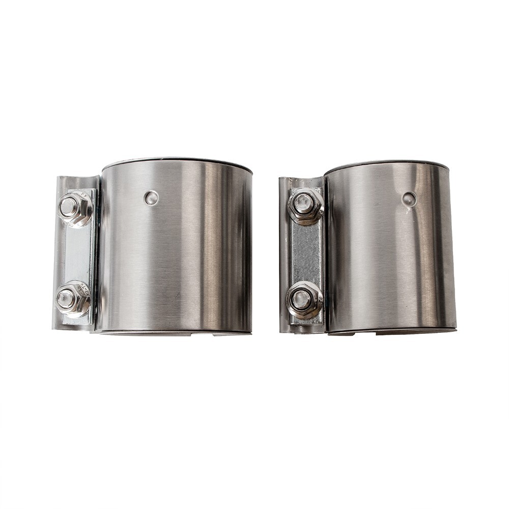 3 Inch Butt Joint Band Clamp Exhaust Clamp Sleeve Coupler 304 Stainless Steel US