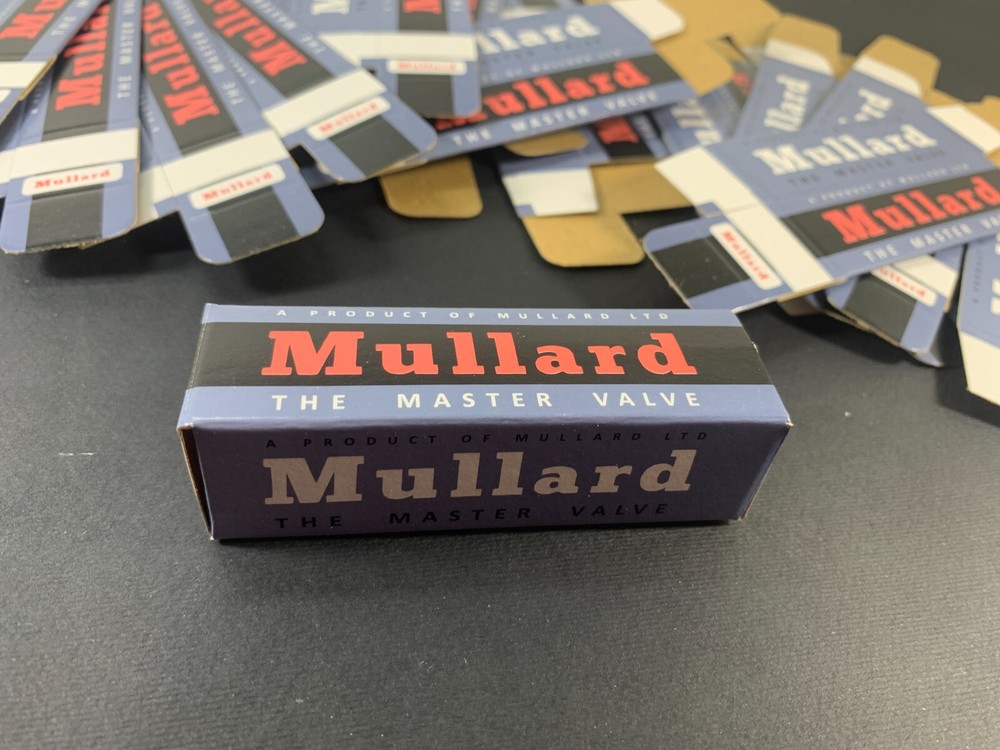 10 x Mullard BLANK CARTON BOX for Audio Tubes ECC83 ECC803S E188CC 12AX7