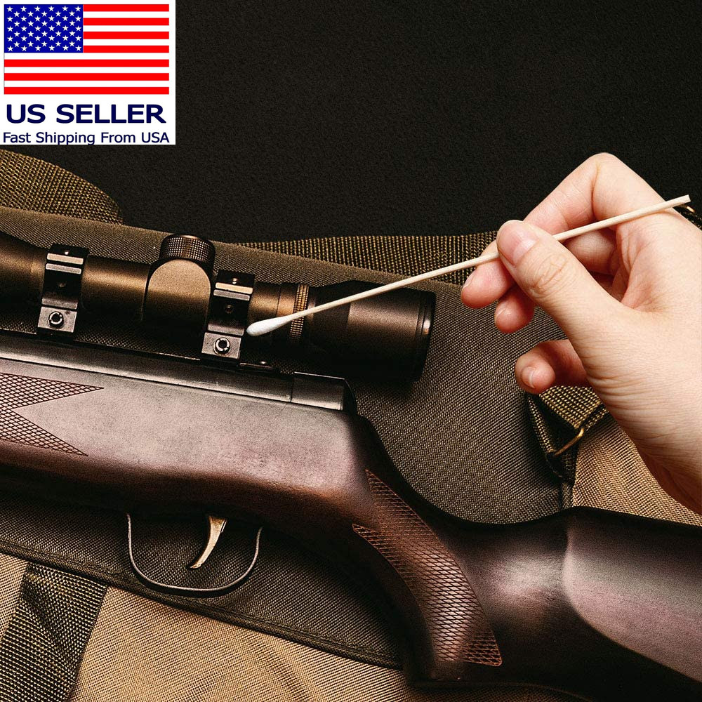 200 Pcs Count 6" Inch Long Cotton Swabs with Wooden Handles Cotton Tipped Applic