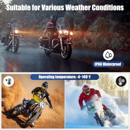 Motorcycle GPS Navigation System with Wireless Carplay Android Auto 8.1 inch