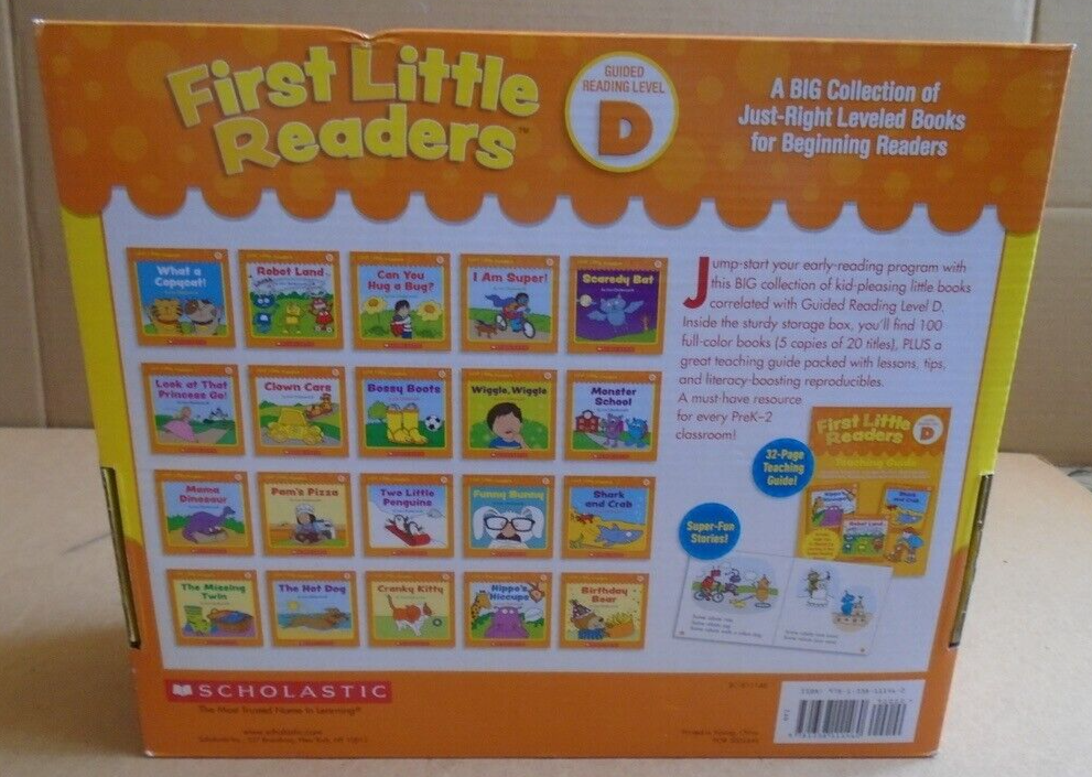 Scholastic Box Set First Little Readers Guided Reading Level D (99-books)