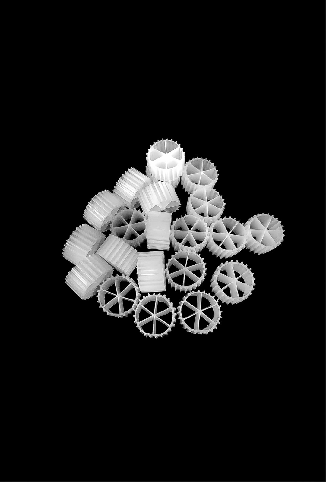 4 CU FT -Bio Media Plus Filter Media Moving Bed Biofilm Reactor (MBBR)- K1/K2/K3