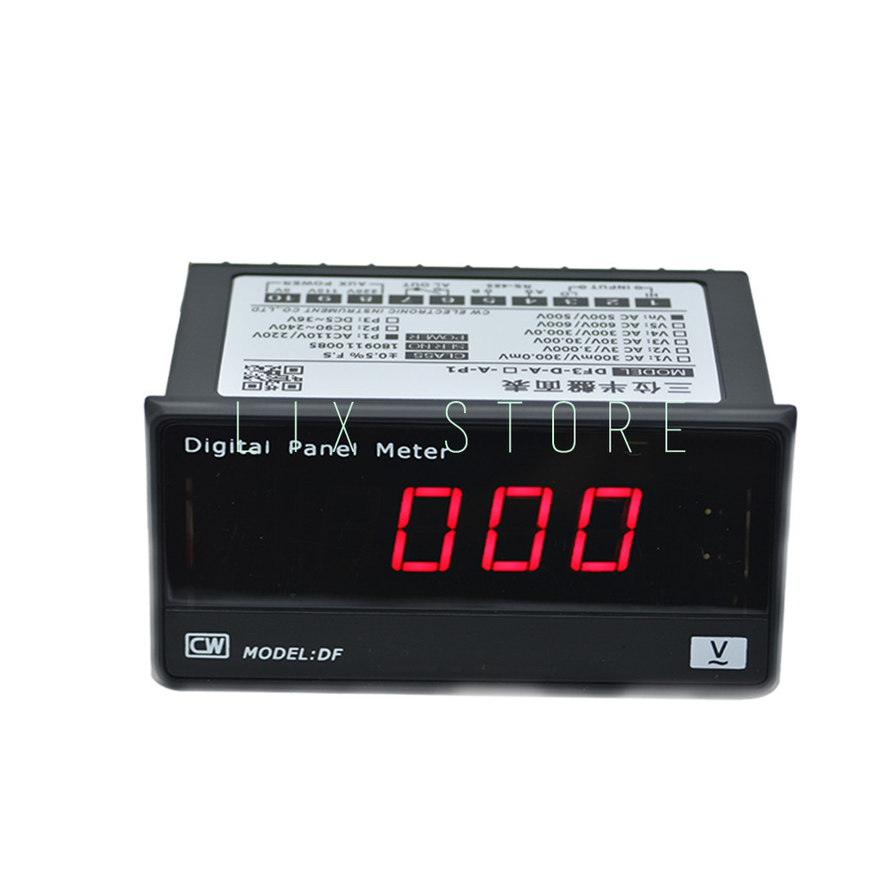 DF3-D Digital DC Voltmeter Amperometer Digital Display Current Voltmeter Head ./