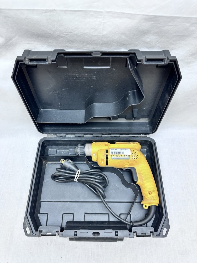 DeWalt D21008 6 Amp 3/8" Variable Speed Corded Drill with Case