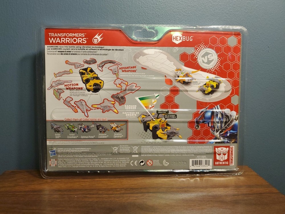 Hex Bug Transformers Warrior Battling Bots - Galvatron vs Bumblebee NEW In Box