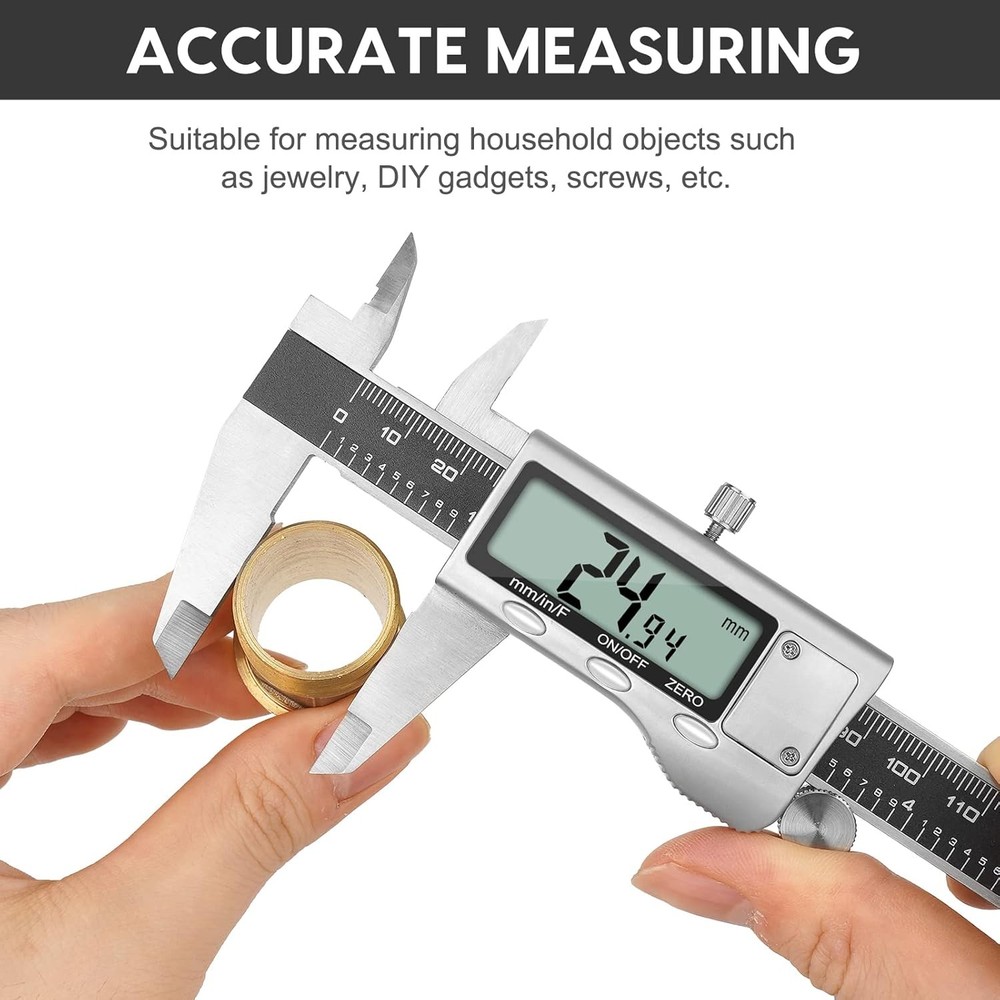 6 Inch Digital Caliper LCD Display New