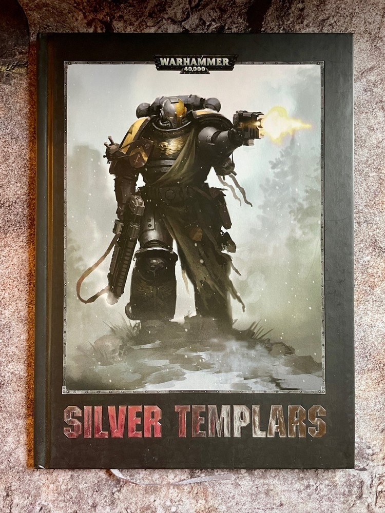 Warhammer 40K Silver Templars Conquest Codex Hardback Book Black Library