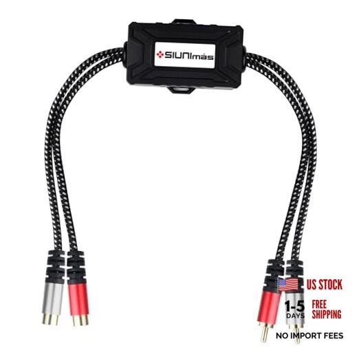 Pro RCA 2 Channels Ground Loop Isolator Hotswap Design with SIM-2CH-RCA01A