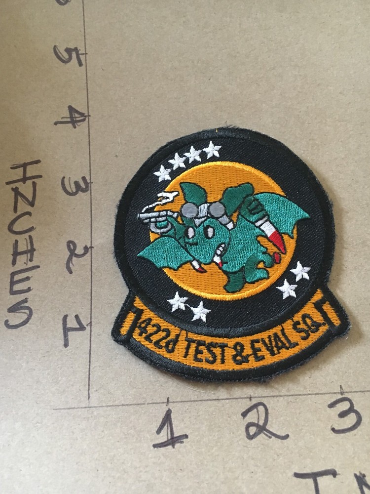 USAF 422nd Test & Eval Squadron patch 5/1/25
