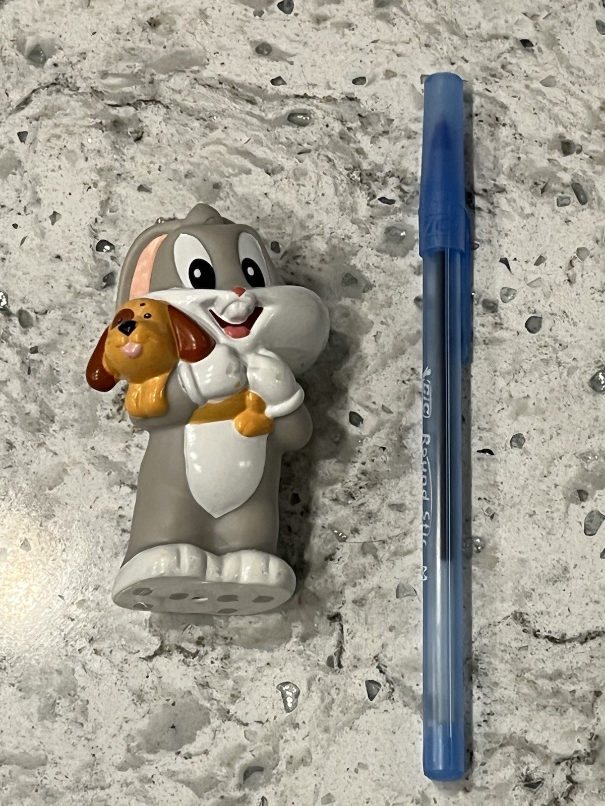 Cartoon Network Mattel 2003 Looney Tunes Baby Bugs Bunny with Puppy Toy