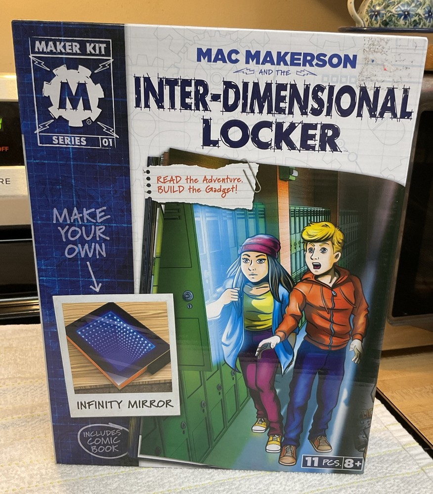 Mac Makerson And The Interdimensional Locker Smart Lab Infinity Mirror New Box