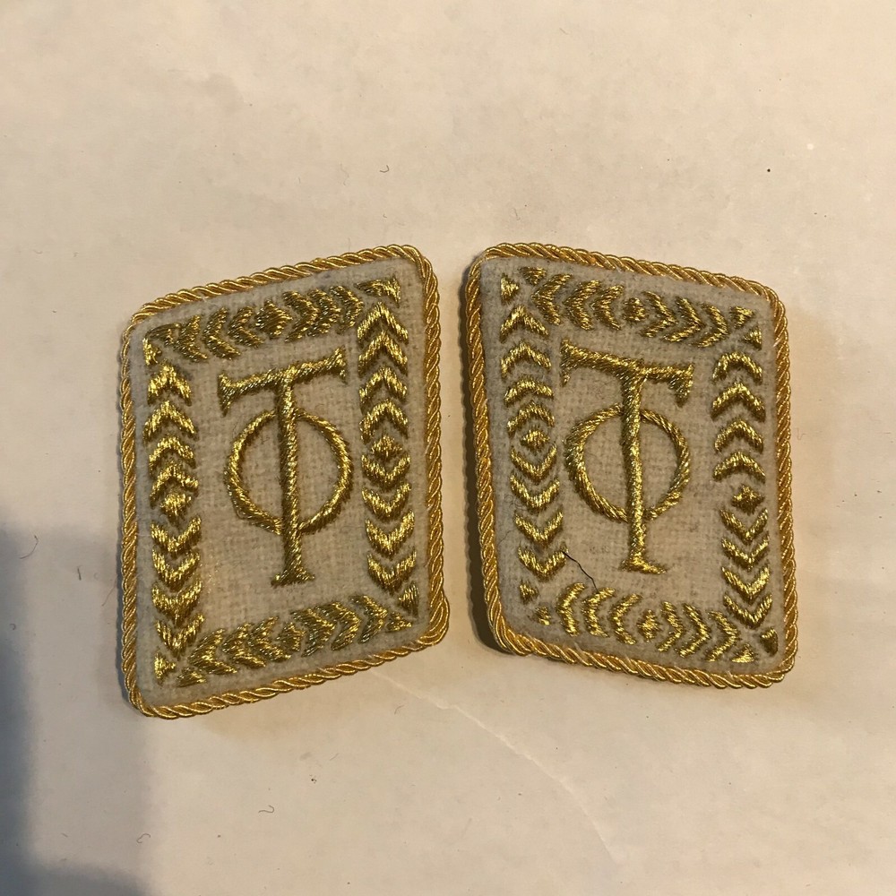 GERMAN WW2 ARMY ORGANISATION TODT OT COLLAR TABS