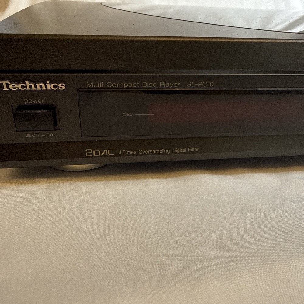 Technic SL-PC10 Multi Compact Disc Player - 5 Disc Changer Works Sounds Great 🔥