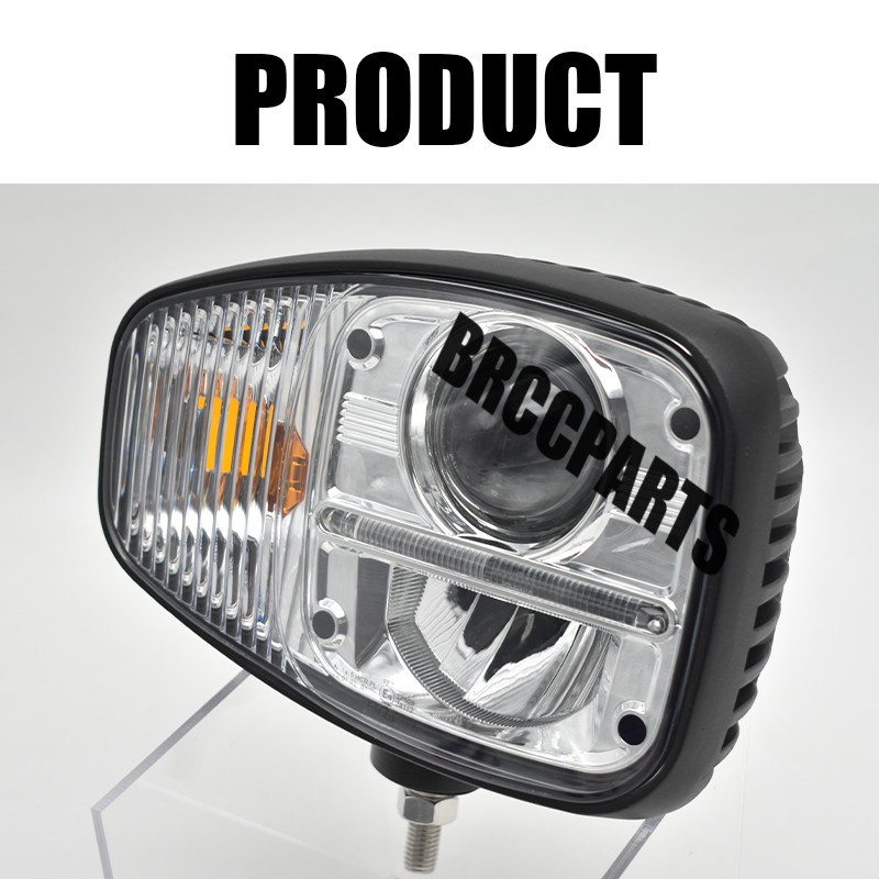 6PCS LED Headlights&Work Lights Kits Replacement For JCB Fastrac Telehandler
