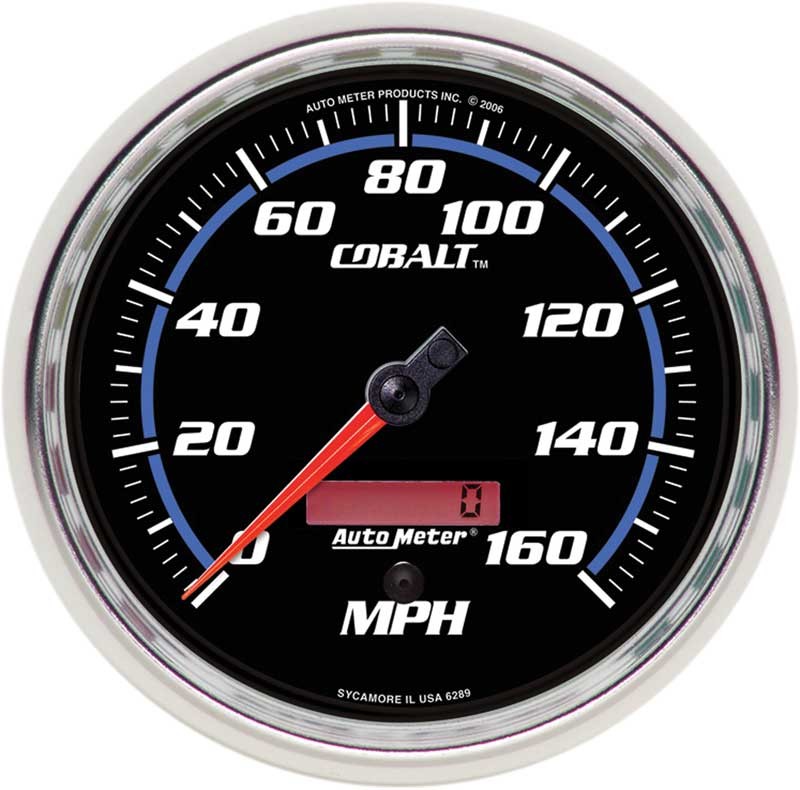 Auto Meter Cobalt Series 5" 160 MPH Programmable Electronic In Dash Speedometer