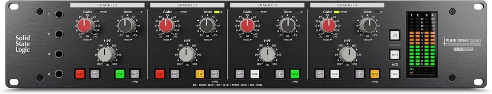 Solid State Logic Pure Drive Quad Audio Interface with Mic Preamps