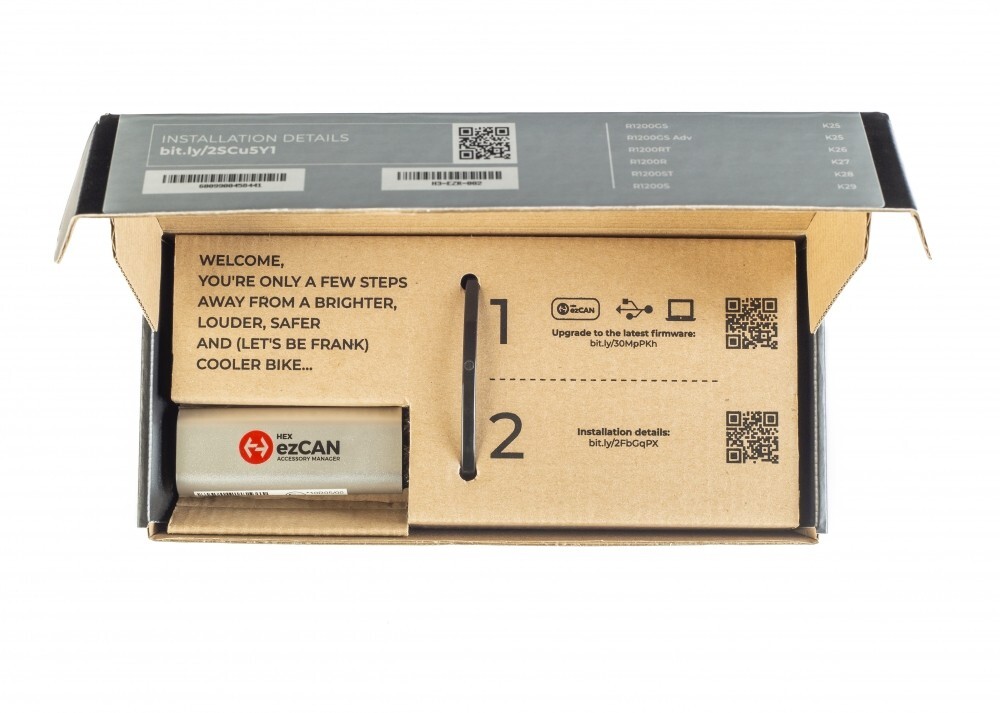 HEX ezCAN Gen ll Controller For BMW R1200 & R1250 Liquid Cooled Models