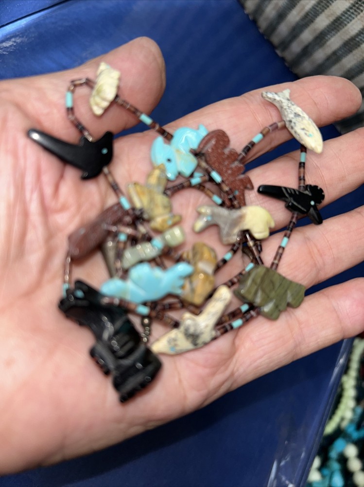 Fetish Native American 26 inch necklace
