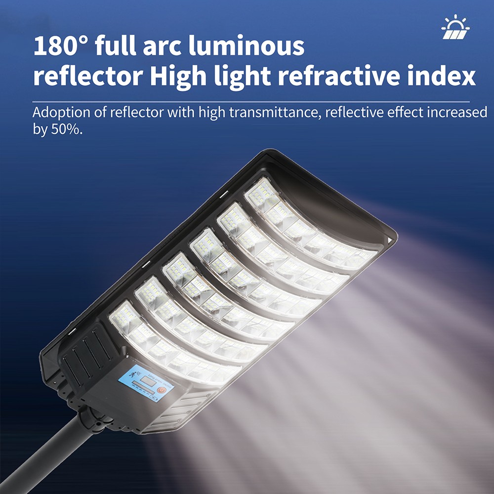 20000000LM Commercial LED Solar Street Light Outdoor Dusk to Dawn Road Area Lamp