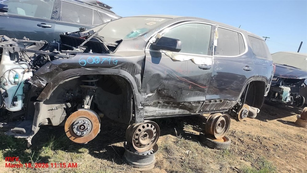 LEFT REAR DOOR WINDOW REGULATOR OEM 2019 GMC ACADIA