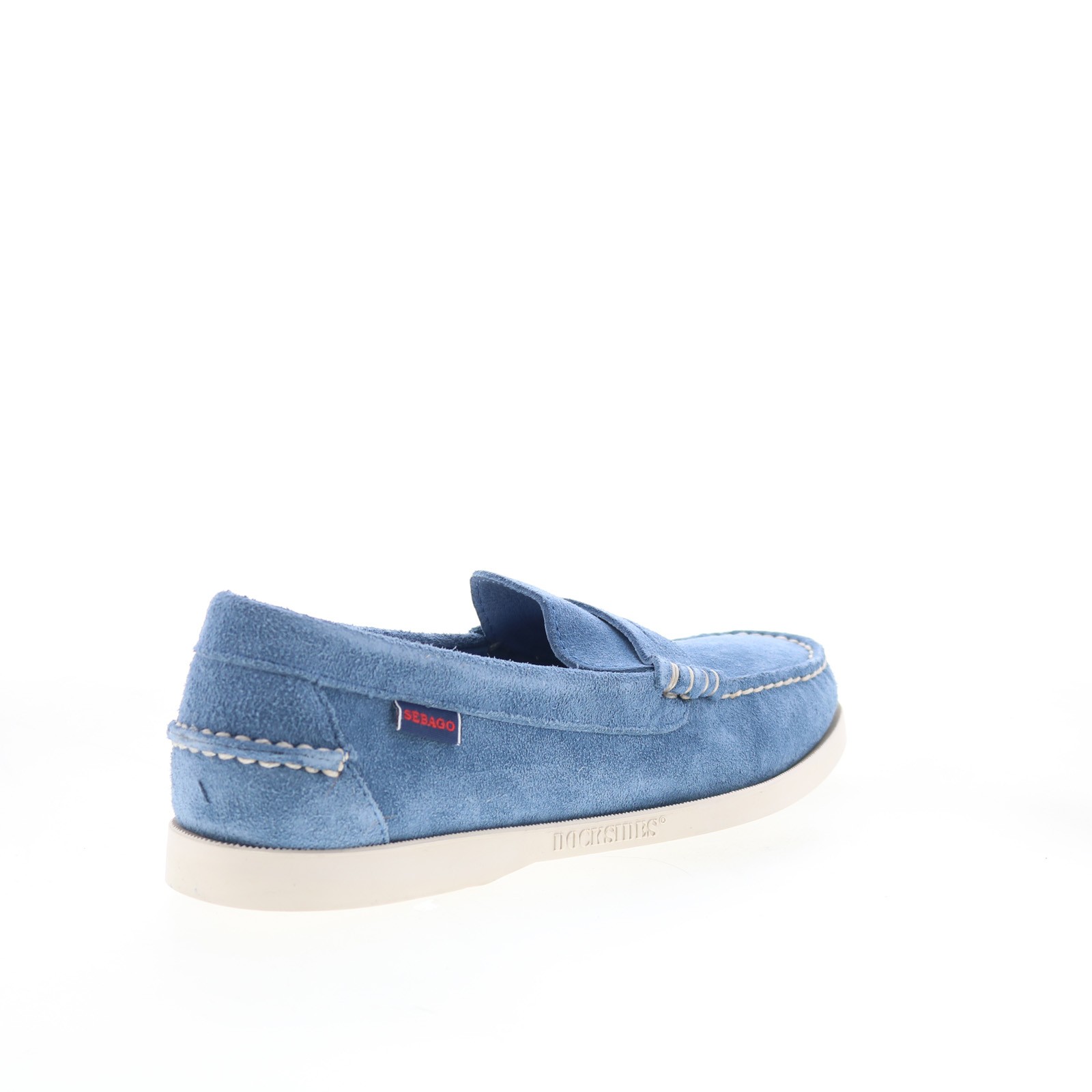 Sebago Dan Boat Roughout Mens Blue Loafers & Slip Ons Casual Shoes