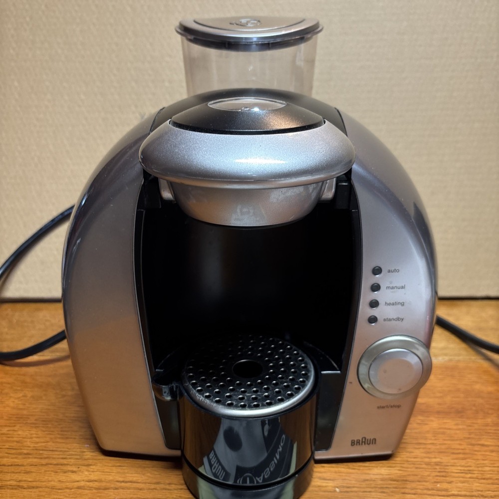 Braun Tassimo Silver Coffee Espresso Maker #3107 w/Manual Working.