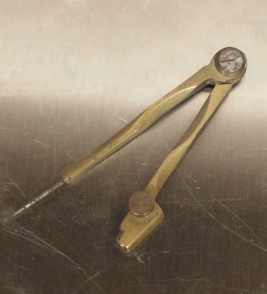 Vintage Brass Drawing compass