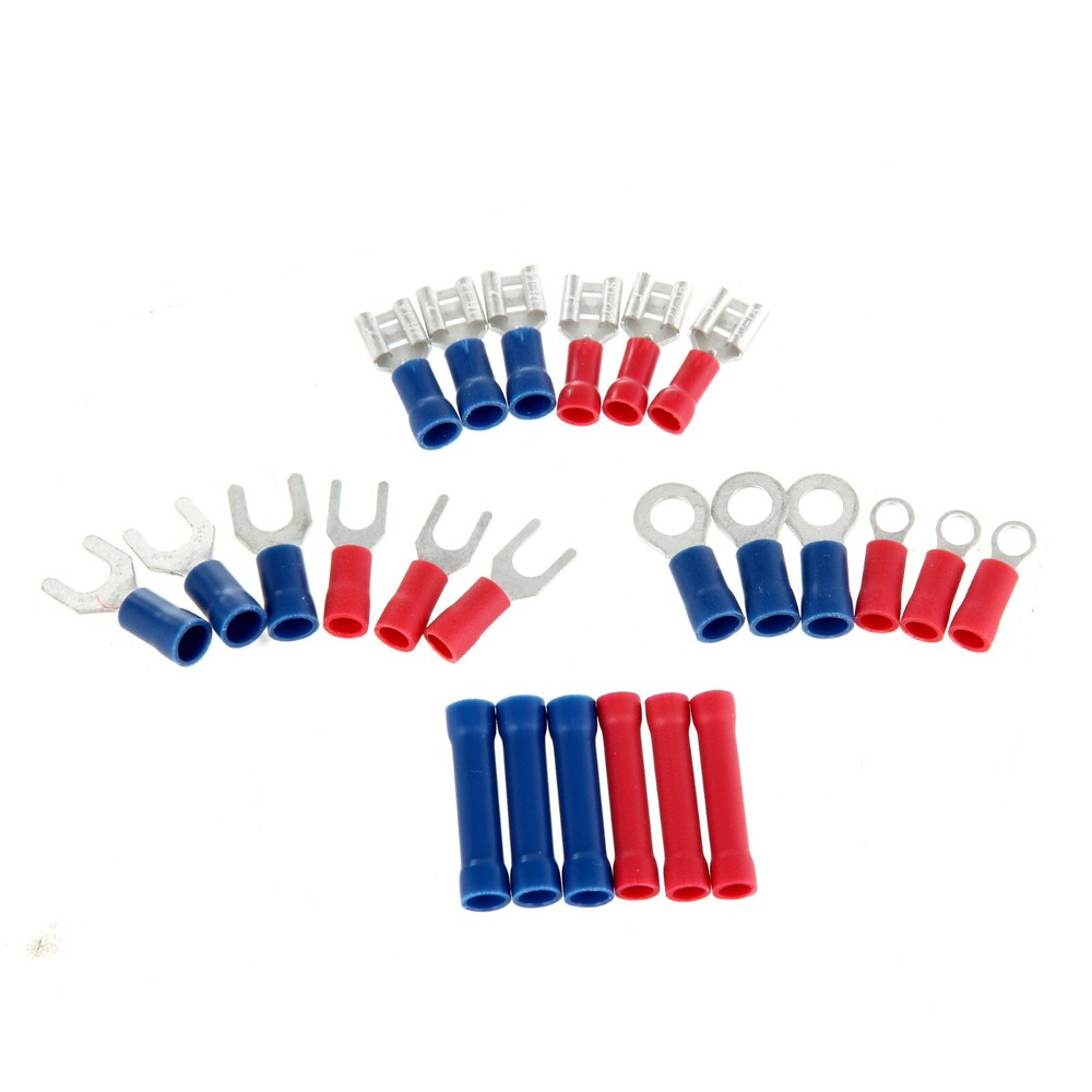 Wire Cable Stripper / Crimper Tool with 25 Piece Cable Terminal Connectors Set
