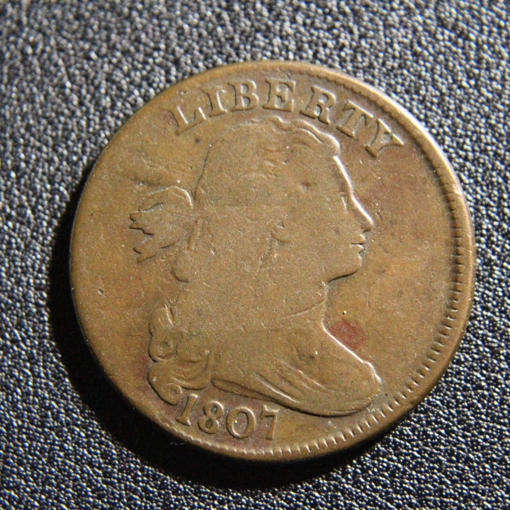 1807 Draped Bust Large Cent, S-271, Comet
