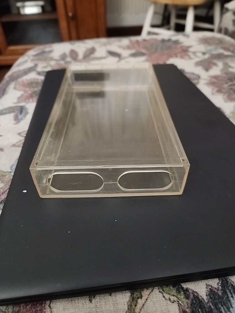 VHS Clear Plastic Cases Bottom Loader Sleeve Protective Case (3)