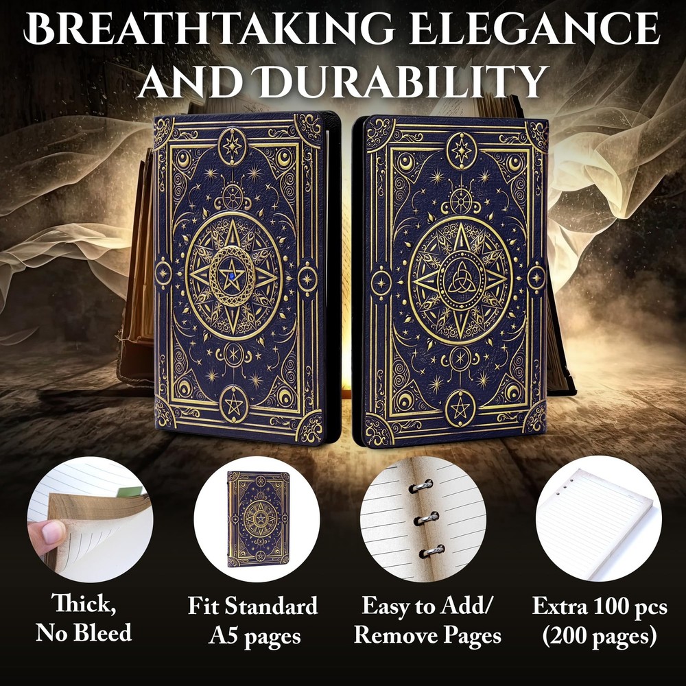 Magic Refillable Notebook Journal Binder for DND: A5 Story Forge 400 Pages (2